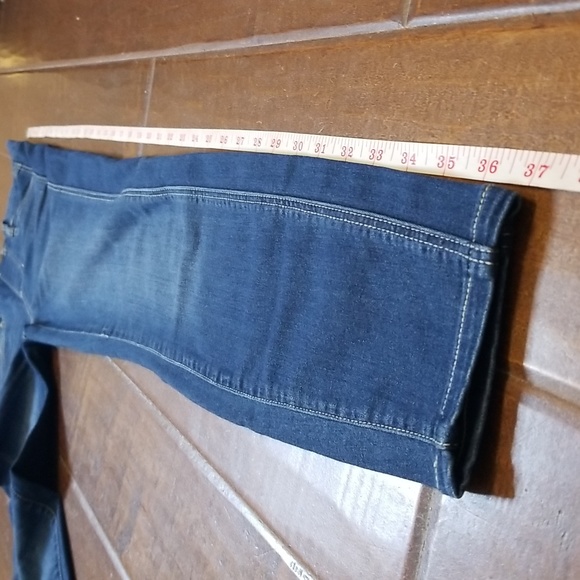 Liverpool Gia Glider Cropped Pull On Blue Jeans - Picture 7 of 8